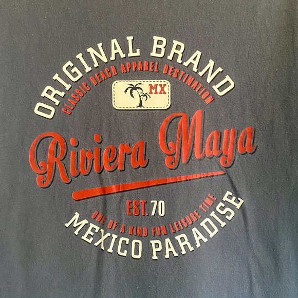 Caribbean Side Boy's T-shirt, size L, Riviera Maya graphic, great quality! - Picture 2 of 4